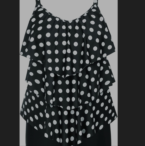 Summermae Women's Ruffle Tankini Swim Top - Picture 6 of 15